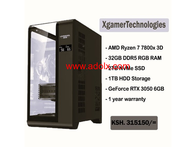 AMD Ryzen 7 32GB DDR5 RAM custom gaming tower